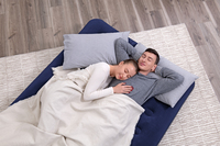 Bestway Matelas gonflable 2 places avec pompe électrique externe 191 x 137 x 22 cm