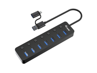 Equip 7-Port USB 3.2 Gen 1 Hub mit Netzteil - 128965