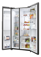 Haier SBS 90 Serie 5 HSW79F18DIPT frigo américain Pose libre 601 L D Noir