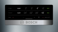Bosch Serie 4 KGN49XLEA réfrigérateur-congélateur Autoportante 438 L E Acier inoxydable