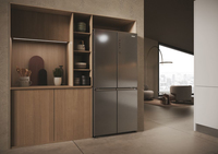 Haier Cube 83 Serie 3 HCR3818ENMM frigo américain Autoportante 467 L E Acier inoxydable