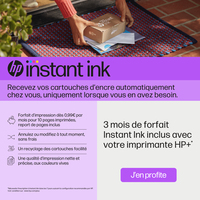 HP DeskJet Imprimante Tout-en-un HP 4130e, Couleur, Imprimante pour Domicile, Impression, copie, numérisation, envoi de télécopie mobile, Sans fil HP+ Éligibilité HP Instant Ink Imprimer depuis un téléphone ou une tablette Numériser vers PDF