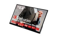 Verbatim 49592 monitor de computadora 39.6 cm (15.6") 1920 x 1080 Pixeles Full HD LCD Pantalla táctil Negro