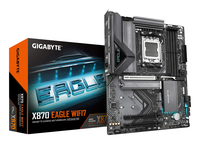 GIGABYTE X870 EAGLE WIFI7 Carte Mère - Prend en charge les processeurs AMD Ryzen 9000, 14+2+2 phases VRM, jusqu&amp;quot;à 8000MHz DDR5 (OC), 1xPCIe 5.0 + 2xPCIe 4.0, Wi-Fi 7, LAN 2,5GbE, USB 4