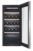 Haier Wine cellar WS105GA Refroidisseur de vin compresseur Autoportante Noir 105 bouteille(s)