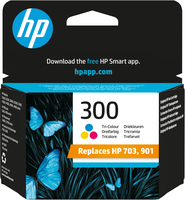 HP 300 Cyan/Magenta/Gelb Original Druckerpatrone - CC643EE