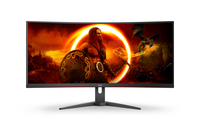 AOC G2 CU34G2XE/BK LED display 86,4 cm (34&quot;) 3440 x 1440 pixels Wide Quad HD LCD Noir, Rouge