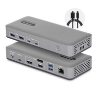 Startech.COM Triple-Monitor USB-C Docking Station, DP/Hdmi, 4K, 100W, 3 YR