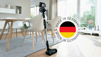 Bosch BBS712A aspirateur balai et balai électrique Sans sac 0,3 L Noir, Acier inoxydable