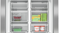 Bosch Serie 6 KFN96APEA frigo américain Autoportante 605 L E Métallique, Argent