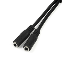 Startech 4 Position to 2x 3 Position 3.5mm Headset Splitter Adapter