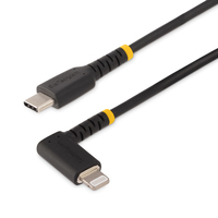 Startech.COM 3FT (1M) Durable USB-C TO Lightning Cable, Right-Angled 2 YR