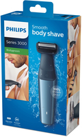 Philips BODYGROOM Series 3000 Tondeuse corps étanche, rasoir respectueux de la peau
