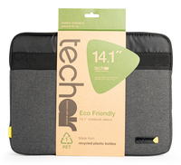 Techair Eco essential 35,8 cm (14.1) Schutzhülle Grau