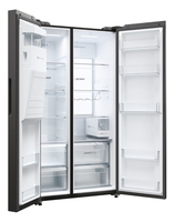 Haier SBS 90 Serie 5 HSW79F18DIPT frigo américain Pose libre 601 L D Noir