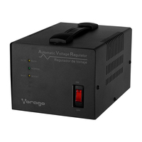 Vorago AVR-400 regulador de voltaje 4 salidas AC 120 V Negro