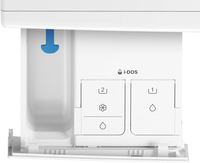 Bosch Serie 8 WNC254A0FR machine à laver avec sèche linge Pose libre Charge avant Blanc D