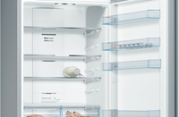 Bosch Serie 4 KGN49XLEA réfrigérateur-congélateur Autoportante 438 L E Acier inoxydable