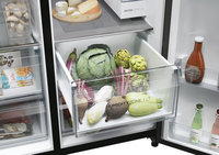Haier SBS 90 Serie 5 HSW79F18DIPT frigo américain Pose libre 601 L D Noir