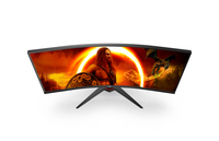 AOC G2 CU34G2XE/BK LED display 86,4 cm (34&quot;) 3440 x 1440 pixels Wide Quad HD LCD Noir, Rouge