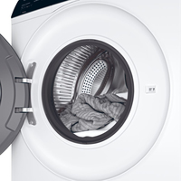 Haier I-Pro Series 3 HWD80-B14939 machine à laver avec sèche linge Pose libre Charge avant Blanc D