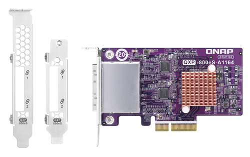 QNAP QXP-800ES-A1164 интерфейсная карта/адаптер Внутренний Mini-SAS