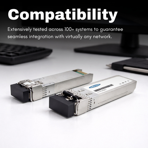 Origin Storage Fortinet Compatible Transceiver SFP+ 10GBase-SR (850nm MMF 300m LC DOM) – image 3