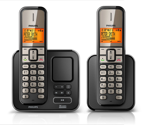 Philips Perfect sound SE2752B/51 telephone Analog telephone Caller ID Black, Grey – image 2