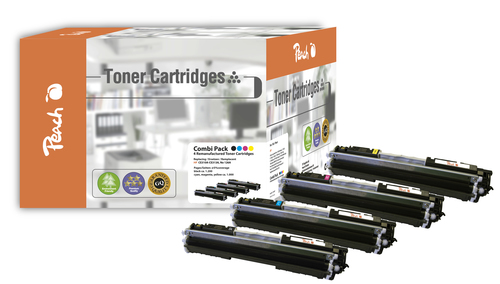 Peach 110957 toner cartridge 4 pc(s) Black, Cyan, Magenta, Yellow