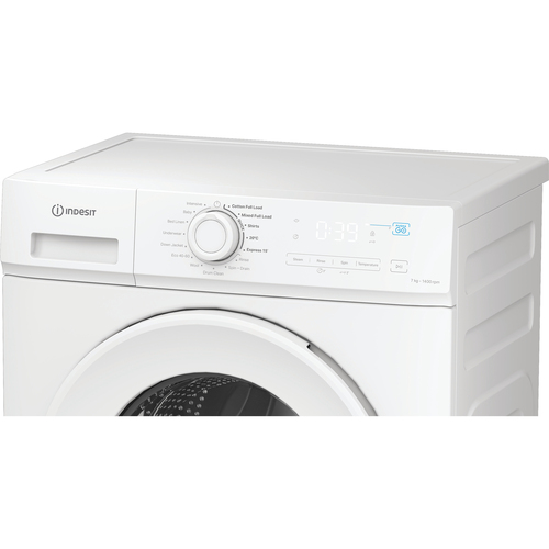 Indesit My Time Ima 764 MY Time UK 7kg Washing Machine with 1400 rpm - White - A Rated, White - image 6
