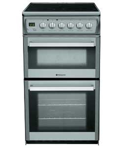 Hotpoint EW48G cooker Freestanding cooker Electric Ceramic hob Graphite