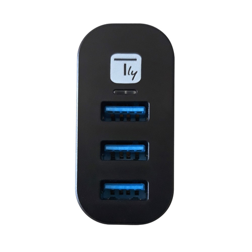 Techly 180° Drehbarer Hub 3*USB 3.0 met Kabel, afbeelding 8