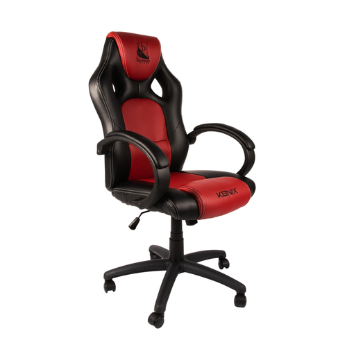 Konix Drakkar KX DK JOTUN GAMING CHAIR Универсальное игровое кресло Мягкое сиденье Черный, Красный