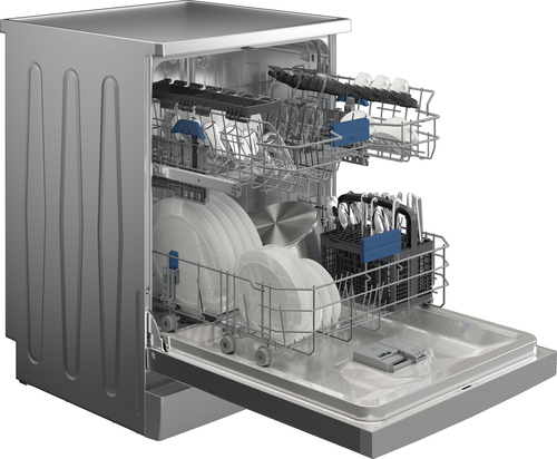 Beko BDFN26442X Full Size Dishwasher - Stainless Steel - C Rated, Stainless Steel - image 3