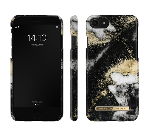 iDeal of Sweden Printed Case iPhone 8/7/6/6S/SE Black Galaxy Marbl – image 2