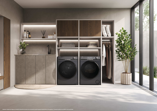 Haier X Series 9 HD90-CQ387PGU-UK WiFi-enabled 9 kg Heat Pump Tumble Dryer - Graphite, Silver/Grey - image 4