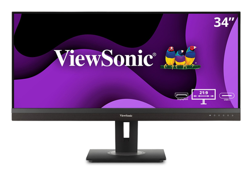 34IN WQHD ERGONOMIC 21:9 DOCKING MONITOR WITH USB C (100W) AND RJ45, 3440 X 1440