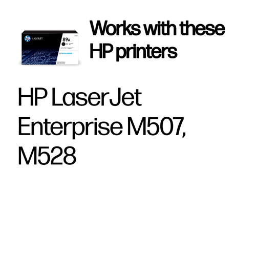 HP 89A Original LaserJet Toner Cartridge Black CF289A - image 2