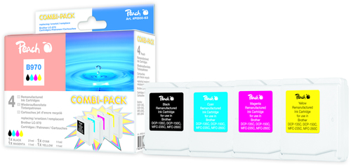 Peach 314988 ink cartridge 4 pc(s) Black, Cyan, Magenta, Yellow