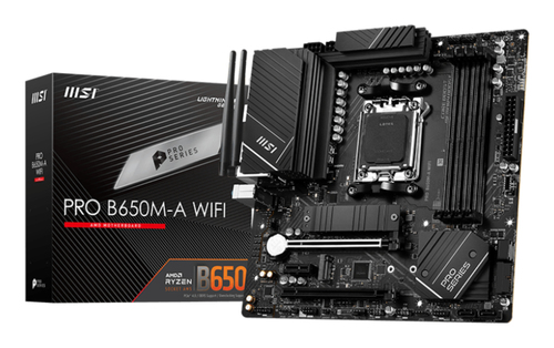 MSI PRO B650M-A WIFI AMD Socket AM5 DDR5