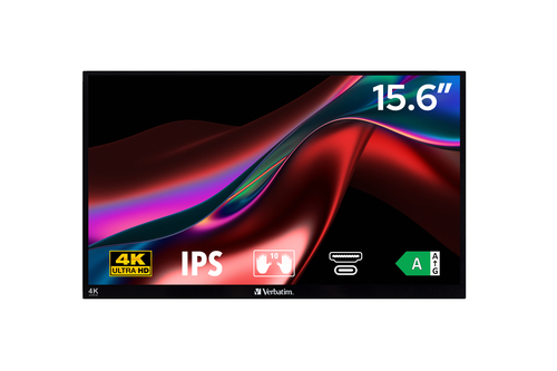 Verbatim Portable Touchscreen Monitor Ultra HD 4K - 15.6” – image 3