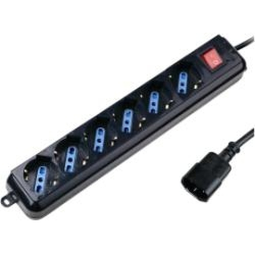 Nilox 07NXSM6PIN003 power distribution unit (PDU) Black