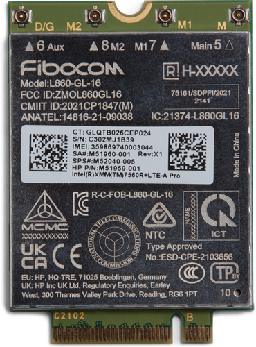 HP XMM 7560 R+ LTE-Advanced Pro WWAN