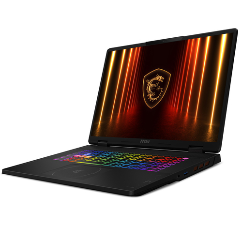 MSI Crosshair 18 HX AI A2XWFKG-048FR Intel Core Ultra 7 255HX Ноутбук 45,7 cm (18") Quad HD+ 16 GB DDR5-SDRAM 1 TB Твердотельный накопитель (SSD) NVIDIA GeForce RTX 5060 Wi-Fi 6E (802.11ax) Windows 11 Home Черный