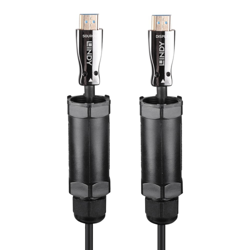 LINDY Fibre Optic Hybrid HDMI 8K60 Kabel gepanzert 20m, afbeelding 2