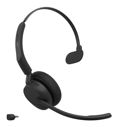 Jabra Evolve3 45 MS Mono Black (USB-C) + Oplaadstandaard - Headset, afbeelding 3