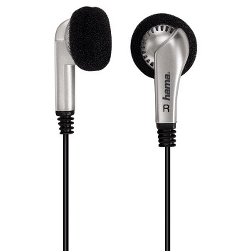Hama HK-202 Headphones Wired In-ear Music Black, Silver