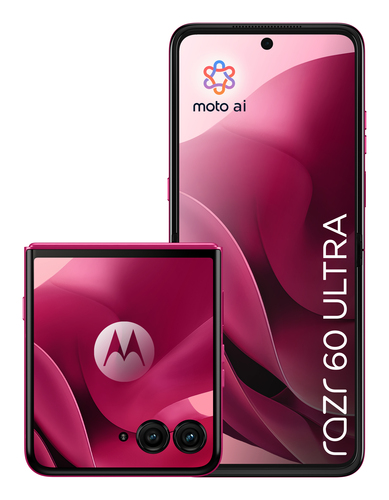 Motorola Razr 60 Ultra 512GB Flip Smart Phone in Pantone Cabaret, Pink - image 2