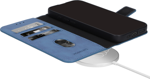 Mobiparts Classic Wallet Case Apple iPhone 16 Pro Max Steel Blue (MagSafe Compatible) – image 4