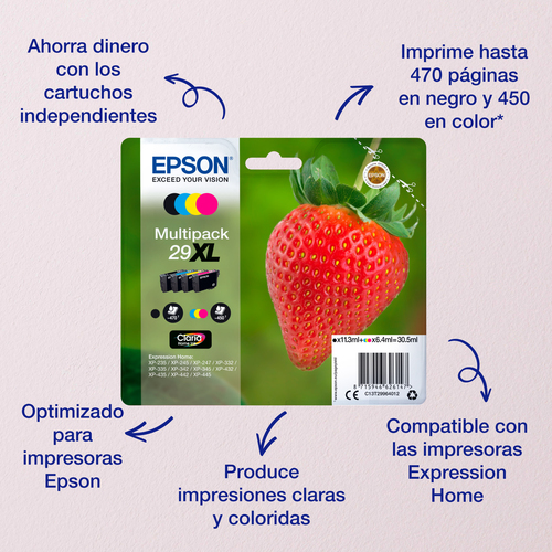 Epson Cartucho Multipack 29 C13T29864022
